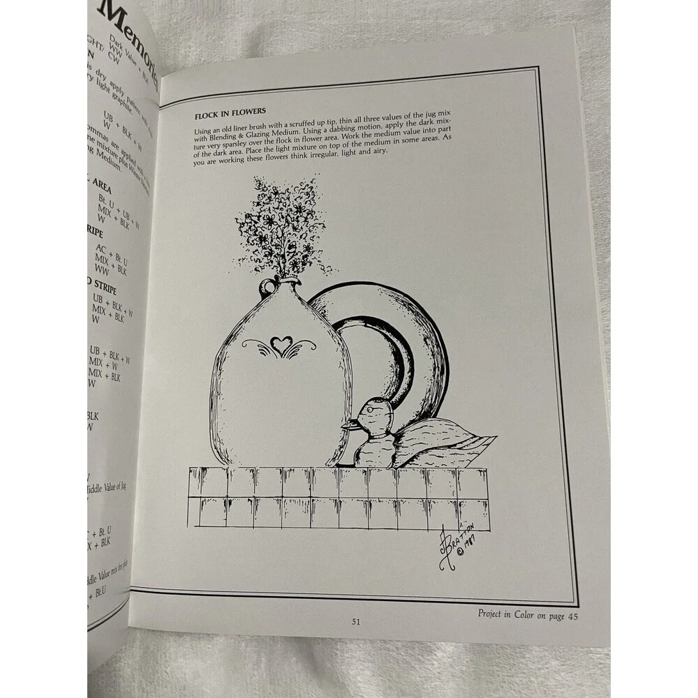 Basics For Decorative Artist Volume 2 1987 Tole Painting Book Aileen Bratton